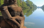 Камбоджа,ангор ват, Та Прум, Ta Prohm, Та Прухм, лара крофт, гробница, королевский монастырь, Angkor, храм байон, тропические деревья, джунгли