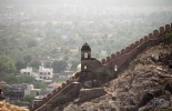 Джайпур, Jaipur,крепость-дворец Амбер, амбер,Дворец Ветров, Хава Махал, Галатджи,пушка