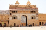 Джайпур, Jaipur,крепость-дворец Амбер, амбер,Дворец Ветров, Хава Махал, Галатджи,пушка