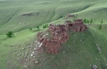каменные грибы, сундуки,хакасия,храм жрецов,путешествие,тайга,мендоль,белый уюс